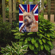 Load image into Gallery viewer, Cairn Terrier with English Union Jack British Flag Garden Flag - Outdoor Decorative Yard Flag LH9472GF