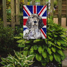 Load image into Gallery viewer, English Setter with English Union Jack British Flag Garden Flag - Outdoor Decorative Yard Flag LH9474GF