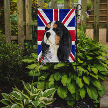 Load image into Gallery viewer, Cavalier Spaniel with English Union Jack British Flag Garden Flag – Decorative Outdoor Yard Flag LH9476GF