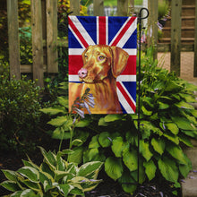 Load image into Gallery viewer, Vizsla with English Union Jack British Flag Garden Flag - Outdoor Decorative Yard Flag LH9477GF