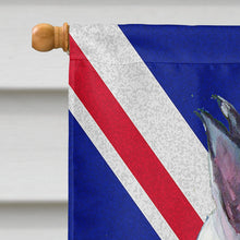 Load image into Gallery viewer, Great Dane with English Union Jack British Flag Flag Canvas House Size LH9478CHF