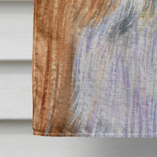 Load image into Gallery viewer, Bearded Collie with English Union Jack British Flag Flag Canvas House Size LH9482CHF