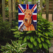 Load image into Gallery viewer, Airedale with English Union Jack British Flag Garden Flag - Outdoor Decorative Yard Flag LH9488GF