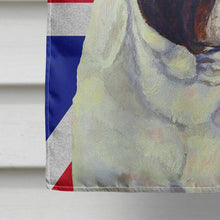 Load image into Gallery viewer, French Bulldog with English Union Jack British Flag Flag Canvas House Size LH9489CHF