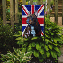 Load image into Gallery viewer, French Bulldog with English Union Jack British Flag Garden Flag - Outdoor Decorative Yard Flag