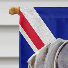 Load image into Gallery viewer, Weimaraner with English Union Jack British Flag Flag Canvas House Size LH9493CHF