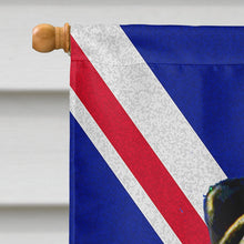 Load image into Gallery viewer, Pug with English Union Jack British Flag Flag Canvas House Size LH9494CHF