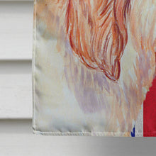 Load image into Gallery viewer, Petit Basset Griffon Vendeen PBGV with English Union Jack British Flag Flag Canvas House Size LH9496CHF