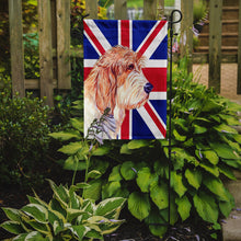 Load image into Gallery viewer, Petit Basset Griffon Vendeen PBGV with English Union Jack British Flag Garden Flag - Outdoor Decorative Yard Flag