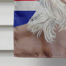 Load image into Gallery viewer, Chinese Crested with English Union Jack British Flag Flag Canvas House Size LH9501CHF