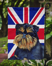 Load image into Gallery viewer, Brussels Griffon with English Union Jack British Flag Garden Flag - Outdoor Decorative Yard Flag
