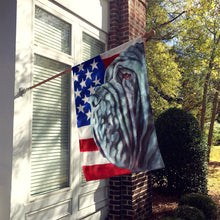 Load image into Gallery viewer, Neapolitan Mastiff USA Patriotic American Flag Flag Canvas House Size LH9540CHF