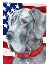 Load image into Gallery viewer, Great Dane USA Patriotic American Flag Flag Canvas House Size LH9542CHF