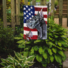 Load image into Gallery viewer, Black Great Dane USA Patriotic American Flag Garden Flag – Decorative Outdoor Yard Flag LH9543GF