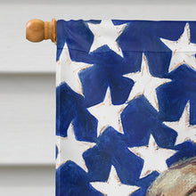Load image into Gallery viewer, French Bulldog Frenchie USA Patriotic American Flag Flag Canvas House Size LH9545CHF