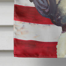 Load image into Gallery viewer, French Bulldog Frenchie USA Patriotic American Flag Flag Canvas House Size LH9545CHF
