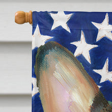 Load image into Gallery viewer, Corgi USA Patriotic American Flag Flag Canvas House Size LH9546CHF