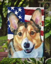 Load image into Gallery viewer, Corgi USA Patriotic American Flag Garden Flag – Decorative Outdoor Yard Flag LH9546GF