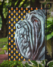 Load image into Gallery viewer, Neapolitan Mastiff Candy Corn Halloween Garden Flag - Outdoor Decorative Yard Flag