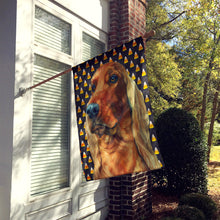 Load image into Gallery viewer, Irish Setter Candy Corn Halloween Flag Canvas House Size LH9548CHF