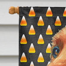 Load image into Gallery viewer, Irish Setter Candy Corn Halloween Flag Canvas House Size LH9548CHF