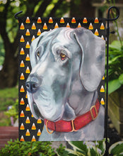 Load image into Gallery viewer, Great Dane Candy Corn Halloween Garden Flag - Outdoor Decorative Yard Flag