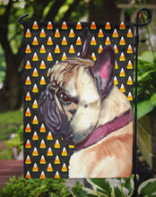 Load image into Gallery viewer, French Bulldog Frenchie Candy Corn Halloween Garden Flag – Decorative Outdoor Yard Flag LH9552GF