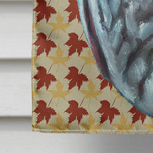 Load image into Gallery viewer, Neapolitan Mastiff Fall Leaves Flag Canvas House Size LH9554CHF