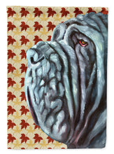 Load image into Gallery viewer, Neapolitan Mastiff Fall Leaves Garden Flag – Decorative Outdoor Yard Flag LH9554GF