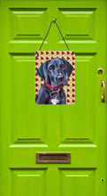 Load image into Gallery viewer, Black Great Dane Puppy Fall Leaves Wall or Door Hanging Prints LH9558DS1216