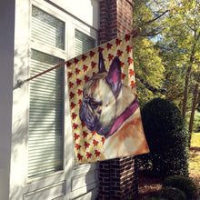 Load image into Gallery viewer, French Bulldog Frenchie Fall Leaves Flag Canvas House Size LH9559CHF