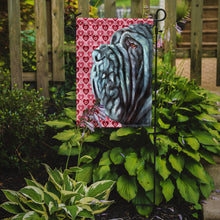 Load image into Gallery viewer, Neapolitan Mastiff Hearts Love and Valentine's Day Garden Flag - Outdoor Decorative Yard Flag