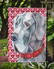 Load image into Gallery viewer, Great Dane Hearts Love and Valentine's Day Garden Flag – Decorative Outdoor Yard Flag LH9563GF