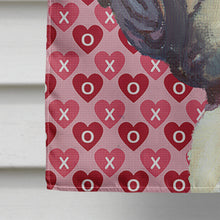 Load image into Gallery viewer, French Bulldog Frenchie Hearts Love and Valentine's Day Flag Canvas House Size LH9566CHF