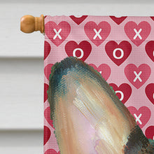 Load image into Gallery viewer, Corgi Hearts Love and Valentine's Day Flag Canvas House Size LH9567CHF