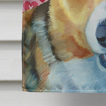 Load image into Gallery viewer, Corgi Hearts Love and Valentine's Day Flag Canvas House Size LH9567CHF