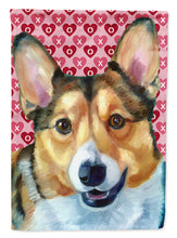 Load image into Gallery viewer, Corgi Hearts Love and Valentine's Day Garden Flag - Outdoor Decorative Yard Flag LH9567GF