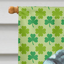 Load image into Gallery viewer, Neapolitan Mastiff St. Patrick's Day Shamrock Flag Canvas House Size LH9568CHF
