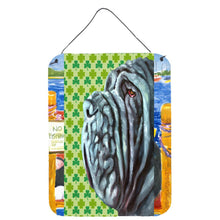 Load image into Gallery viewer, Neapolitan Mastiff St. Patrick's Day Shamrock Wall or Door Hanging Prints LH9568DS1216