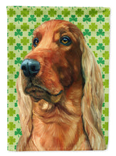 Load image into Gallery viewer, Irish Setter St. Patrick's Day Shamrock Flag Canvas House Size LH9569CHF