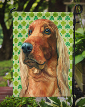 Load image into Gallery viewer, Irish Setter St. Patrick's Day Shamrock Garden Flag – Decorative Outdoor Yard Flag LH9569GF