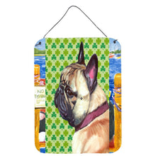 Load image into Gallery viewer, French Bulldog Frenchie St. Patrick's Day Shamrock Wall or Door Hanging Prints LH9573DS1216