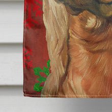 Load image into Gallery viewer, Irish Setter Red Snowflakes Holiday Christmas Flag Canvas House Size LH9576CHF