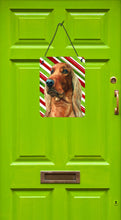 Load image into Gallery viewer, Irish Setter Candy Cane Holiday Christmas Wall or Door Hanging Prints LH9590DS1216