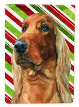 Load image into Gallery viewer, Irish Setter Candy Cane Holiday Christmas Garden Flag – Decorative Outdoor Yard Flag LH9590GF