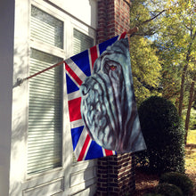 Load image into Gallery viewer, Neapolitan Mastiff with English Union Jack British Flag Flag Canvas House Size LH9596CHF