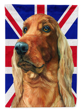 Load image into Gallery viewer, Irish Setter with English Union Jack British Flag Garden Flag - Outdoor Decorative Yard Flag LH9597GF