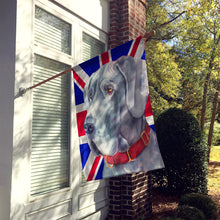 Load image into Gallery viewer, Great Dane with English Union Jack British Flag Flag Canvas House Size LH9598CHF