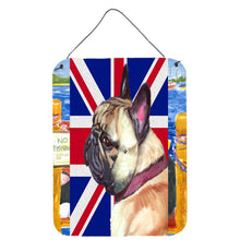 Load image into Gallery viewer, French Bulldog Frenchie with English Union Jack British Flag Wall or Door Hanging Prints LH9601DS1216