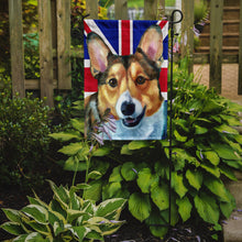 Load image into Gallery viewer, Corgi with English Union Jack British Flag Garden Flag - Outdoor Decorative Yard Flag LH9602GF